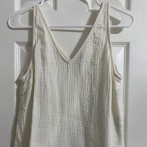 White summer tank